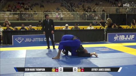 Jeffrey James Sorbel vs Deon Mark Thompson 2025 Pan Jiu Jitsu IBJJF Championship