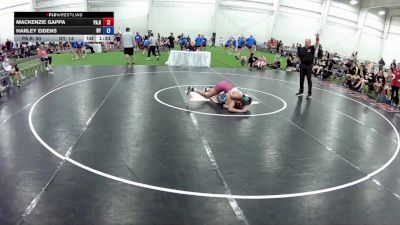 110 lbs Mackenzie Gappa, Pennsylvania Red vs Harley Eidens, New York