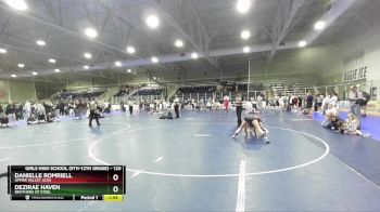 120 lbs Cons. Round 5 - Dezirae Haven, Brothers Of Steel vs Danielle Romriell, Upper Valley Aces