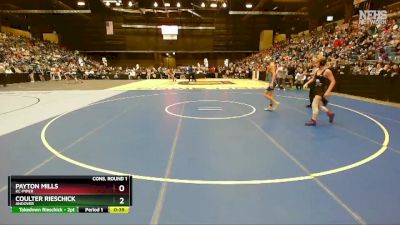 5A - 120 lbs Cons. Round 1 - Coulter Rieschick, Andover vs Payton Mills, KC-Piper