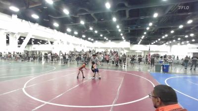 43 lbs Round Of 16 - Josiah Piz, Team Coalinga vs Niko Ortega, Desert Dogs WC