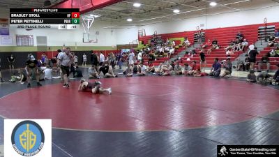 Youth-93 lbs 3rd Place Round - Bradley Stoll, High Point vs Peter Pettinelli, Phillipsburg