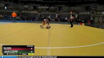 75 lbs Semis & 1st Wrestleback (8 Team) - Eli Faris, Minneota vs Lincoln Toombs, Zumbrota-Mazeppa