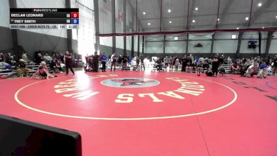 Junior Boys FS - 120 lbs Cons. Round 3 - Declan Leonard, CA vs Trey Smith, OR