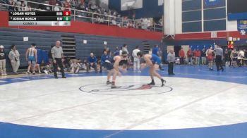 152 lbs Consy 3 - Logan Noyes, Burgettstown vs Josiah Bosch, Beaver C.C.