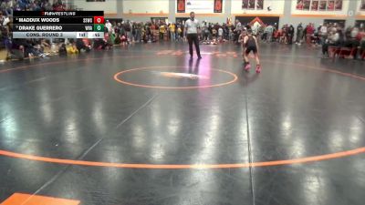 75 lbs Cons. Round 3 - Maddux Woods, Solon Spartan Wrestling Club vs Drake Guerrero, Wrath