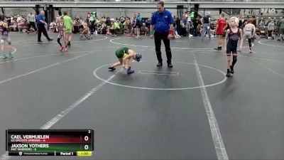 48 lbs Semis (4 Team) - Cael Vermuelen, U2 Upstate Uprising vs Jaxson Yothers, Mat Warriors