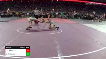 D1-125 lbs Quarterfinal - Jak Keller, Rockford vs Augusta Anderson, Clarkston