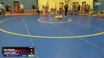 118 lbs Round 2 - Mya Trevino, Russell Wrestling Club vs Marina Loera, Dodge City Training Center