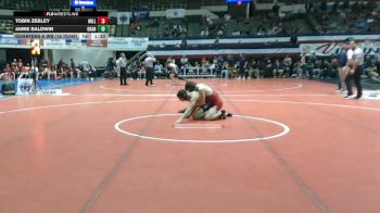 126 lbs Quarters & Wb (16 Team) - Tobin Zebley, Mills Godwin vs Jamie Baldwin, Granby