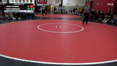 190 lbs Quarterfinal - Logan Gardner, Eddyville-Blakesburg-Fremont vs Jarod Anderson, Keokuk
