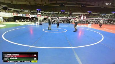 190 lbs Finals (2 Team) - Tanner Franks, Mountain View vs Rudy Wagner, Cox