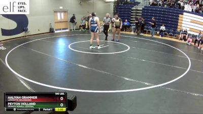 190 lbs. Champ. Round 1 - Peyton Holland, Francis Howell Central vs Aaliyah Grammer, Lafayette (Wildwood)