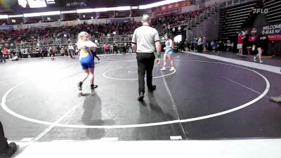 119.4-125.1 lbs Round Of 16 - Olivia Cordero, Trailblazer Wrestling Club vs Haleigh Pennock, Unaffiliated