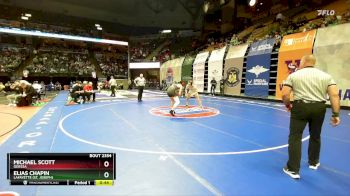 157 Class 2 lbs Cons. Semi - Elias Chapin, Lafayette (St. Joseph) vs Michael Scott, Odessa