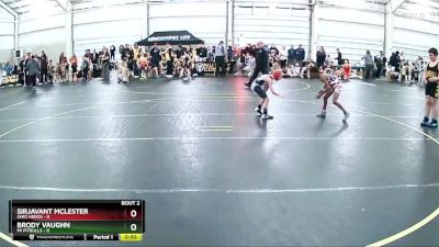 55 lbs Round 1 (6 Team) - Brody Vaughn, Mi Pitbulls vs SirJavant Mclester, Ohio Heros