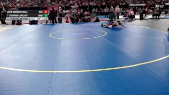 5A 132 lbs Champ. Round 1 - Luke Mendenhall, Columbia vs Cooper Lehosit, Emmett