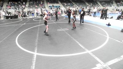 70 lbs Quarterfinal - William Angline, Pin-King All Stars vs Jake Potts, Wagoner Takedown Club