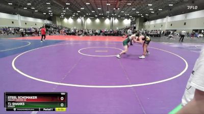 190 lbs Cons. Round 3 - Steel Schomaker, Valley Center HS vs Tj Shanks, Staley