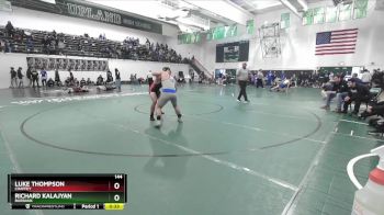 144 lbs Cons. Round 4 - Richard Kalajyan, Burbank vs Luke Thompson, Chaffey