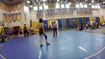 126 lbs Round 3 (8 Team) - Gunner Essary, Oviedo WC vs Emmanuel Rangel, Claw WC