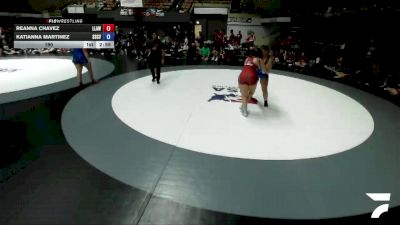 207 lbs Reanna Chavez, LAWA - Los Angles Wrestling Association vs Katianna Martinez, SCVWA - Santa Clara Valley Wrestling Association
