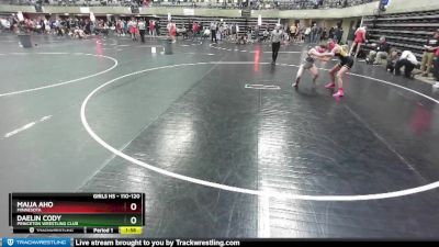 110-120 lbs Round 4 - Maija Aho, Minnesota vs Daelin Cody, Princeton Wrestling Club