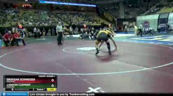 195 lbs Champ. Round 1 - Landon Clement, Diamond vs Draygan Schweizer, Gallatin
