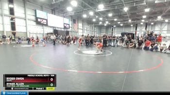 106 lbs Quarterfinal - Ryker Allen, Team Real Life Wrestling vs Ryder Owen, INWTC