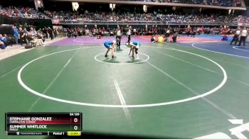 5A 120 lbs Champ. Round 1 - Stephanie Gonzalez, Carrollton Turner vs Summer Whitlock, Frisco