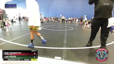 60 lbs Round 1 (4 Team) - Koby Waterkotte, Firebird Elite vs Luke Brown, OpenMats Wrestling Club