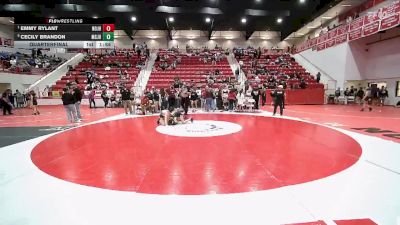 JH 96 lbs Quarterfinal - Emmy Rylant, Norman JH vs Cecily Brandon, Mustang JH