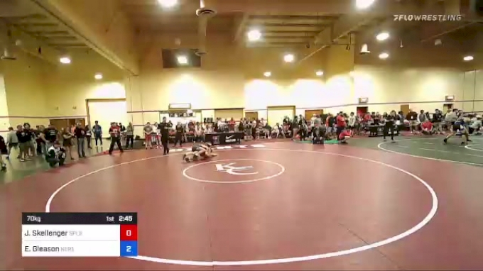 70 kg Round Of 32 - Jadon Skellenger, Suples Wrestling Club vs Evan ...