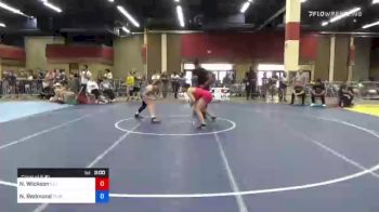 61 kg Consi Of 8 #1 - Netavia Wickson, Illinois vs Nicole Redmond, Olathe South High School Wrestling