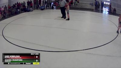 25 lbs 7th Place Match - Xaiden Crawford, Nebraska vs Jase Hobelman, Palmyra Youth Wrestling