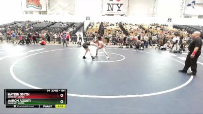 136 lbs Quarterfinal - Aaron Agosti, Club Not Listed vs Haydin Smith, Club Not Listed