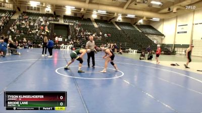 175 lbs Round 4 (16 Team) - Brodie Lane, Gretna vs Tyson Klingelhoefer, Amherst