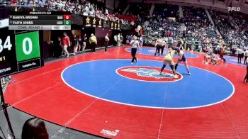 235 lbs Cons. Round 3 - Saniya Brown, Bainbridge vs Faith Jones, Lumpkin Co.