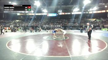 126 lbs Cons. Round 2 - Daniel Meier, Owyhee vs Hagen Clint, Timberline