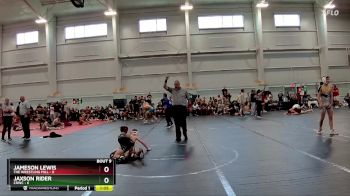 76 lbs Round 3 (8 Team) - Jameson Lewis, The Wrestling Mill vs Jaxson Rider, CRWC