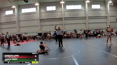 76 lbs Round 3 (8 Team) - Jameson Lewis, The Wrestling Mill vs Jaxson Rider, CRWC