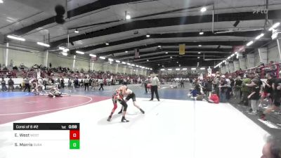 137 lbs Consi Of 8 #2 - Erick West, Western Slope Elite vs Sheridan Morris, Durango WC
