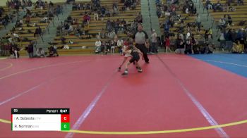 65 lbs Quarterfinal - Ayden Sebesta, Crass Trained Wrestling vs Ryker Norman, Ubasa Wrestling Academy