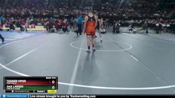 5A 138 lbs Cons. Semi - Tanner Piper, Post Falls vs Dax Larsen, Coeur D Alene