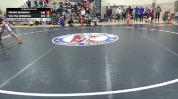 120 lbs Cons. Round 3 - Colton Peterson, Wayzata Youth Wrestling vs Grant Robinson, Berge Elite Wrestling Academy