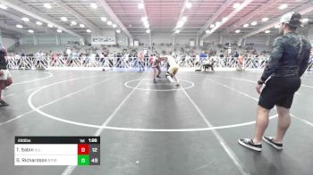 220 lbs Rr Rnd 2 - Ty Sabin, Illinois Cornstars Yellow vs Grey Richardson, Storm Wrestling Center