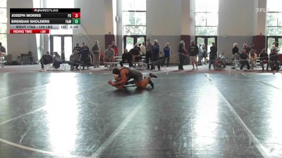 149 lbs Consi Of 16 #2 - Joseph Morris, Presbyterian vs Brendan Sholders, Franklin & Marshall