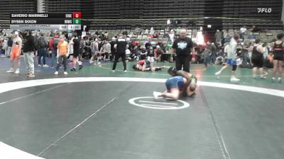 116 lbs Quarterfinal - Saverio Marinelli, Edge Wrestling - MSC vs Dysen Dixon, Rabbit Wrestling Club - MSC
