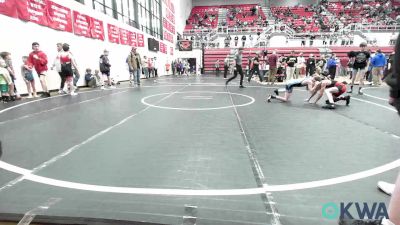 80 lbs Rr Rnd 1 - Jasper Barnett, Redskins Wrestling Club vs Aden Kelly, Division Bell Wrestling