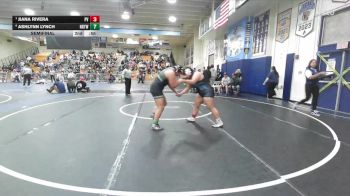 190 lbs 5th Place Match - Daniela Benitez, Tahquitz vs Savahnna Mussa, Canyon Springs